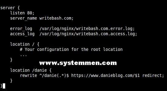 Nginx redirect a location to another domain nginx-redirect-a-location-to-another-domain Nginx redirect a location to another domain