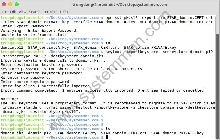 How to convert SSL Nginx cert to Tomcat cert how-to-convert-ssl-nginx-cert-to-tomcat-cert How to convert SSL Nginx cert to Tomcat cert