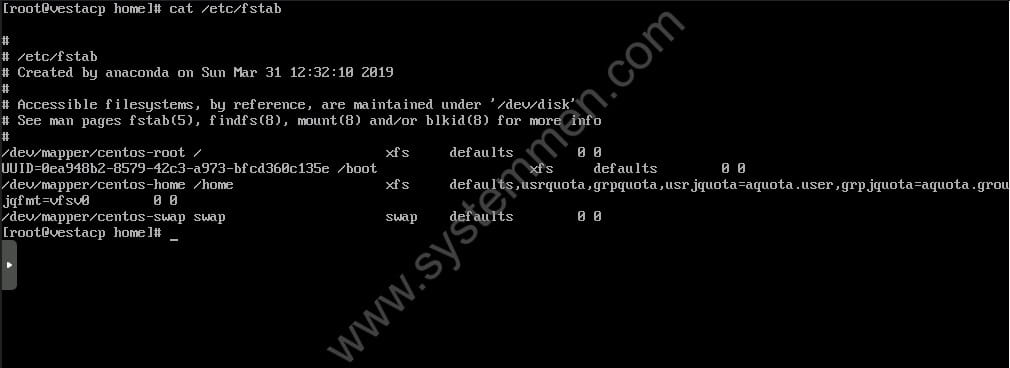 Fix error disk read-only in VestaCP after reboot fix-error-disk-read-only-in-vestacp-after-reboot-01 Fix error disk read-only in VestaCP after reboot