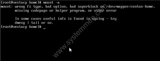 Fix error disk read-only in VestaCP after reboot fix-error-disk-read-only-in-vestacp-after-reboot-02 Fix error disk read-only in VestaCP after reboot