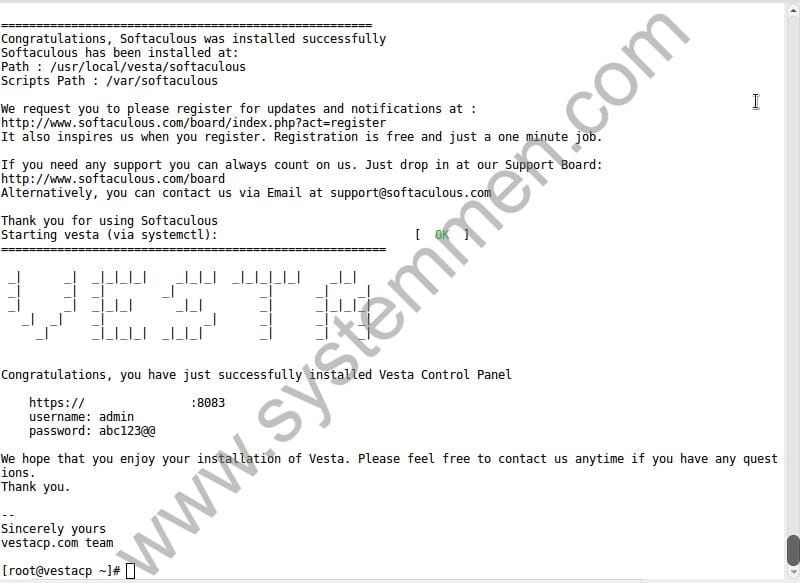 How to install VestaCP in CentOS 7 how-to-install-vestacp-in-centos-7-04 How to install VestaCP in CentOS 7