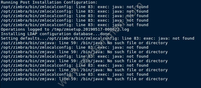 Zimbra zmlocalconfig: line 83: exec: java: not found zimbra-zmlocalconfig-line-83-exec-java-not-found Zimbra zmlocalconfig: line 83: exec: java: not found
