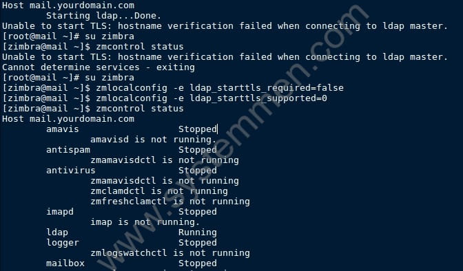 Zimbra unable to start TLS: hostname verification failed zimbra-unable-to-start-tls-hostname-verification-failed Zimbra unable to start TLS: hostname verification failed