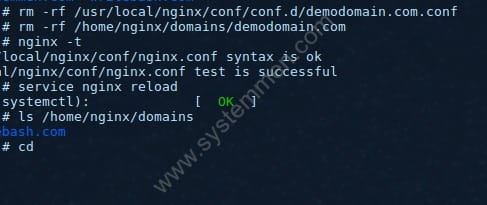 How to remove demodomain.com in CentminMod how-to-remove-demodomain-com-in-centminmod How to remove demodomain.com in CentminMod